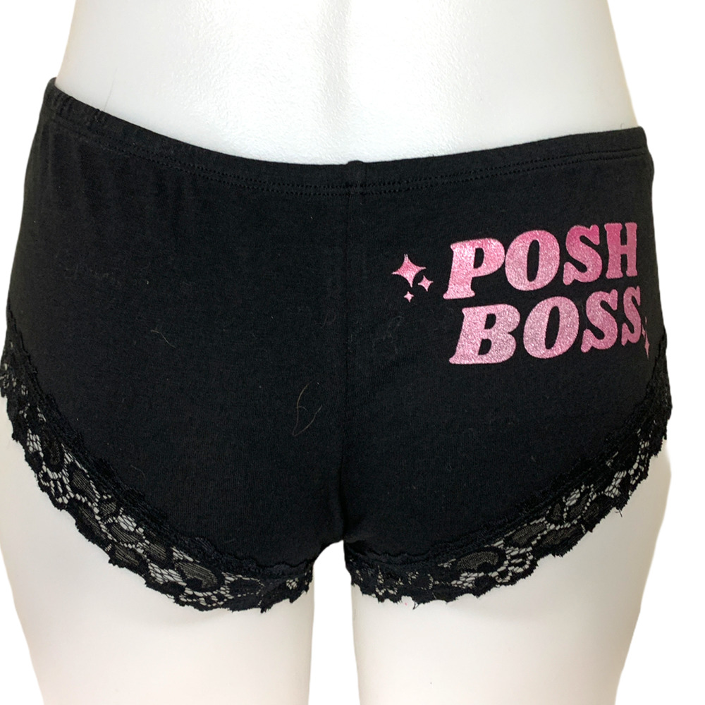 Posh Boss Gift Box Black Posh Boss Panties Gift Stickers Daily Goals MEDIUM NEW